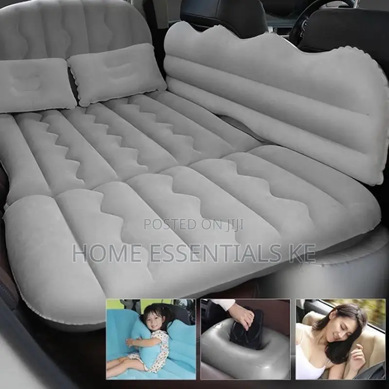 Inflatable Car Air Mattress With Electric Pump