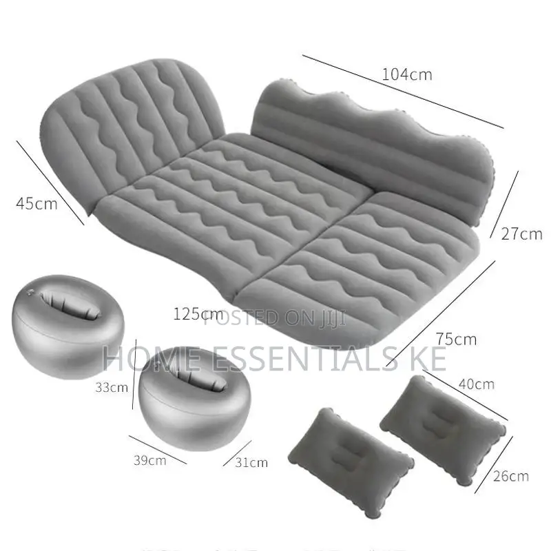 Inflatable Car Air Mattress With Electric Pump