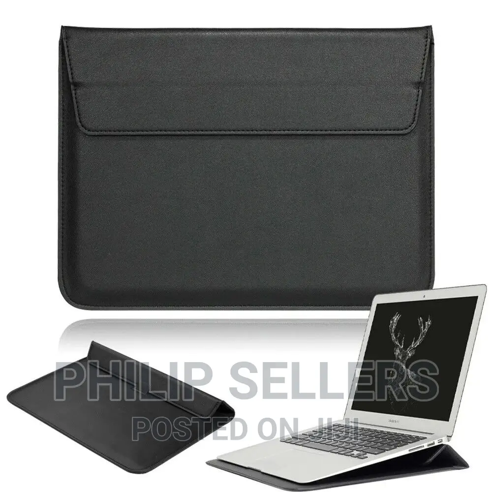 Slim Sleeve Leather Laptop Bag Stand Case for 11 Inch 13