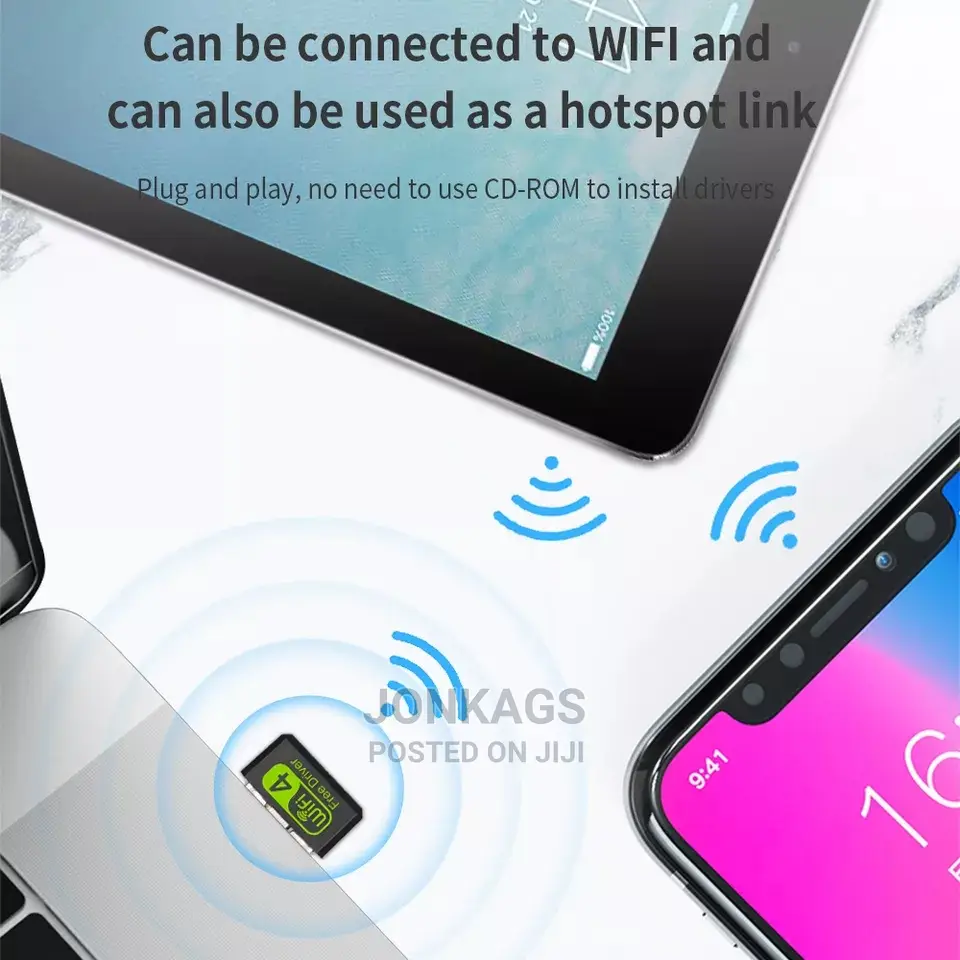 2 in 1 Wifi Adapter With Bluetooth Capabilities