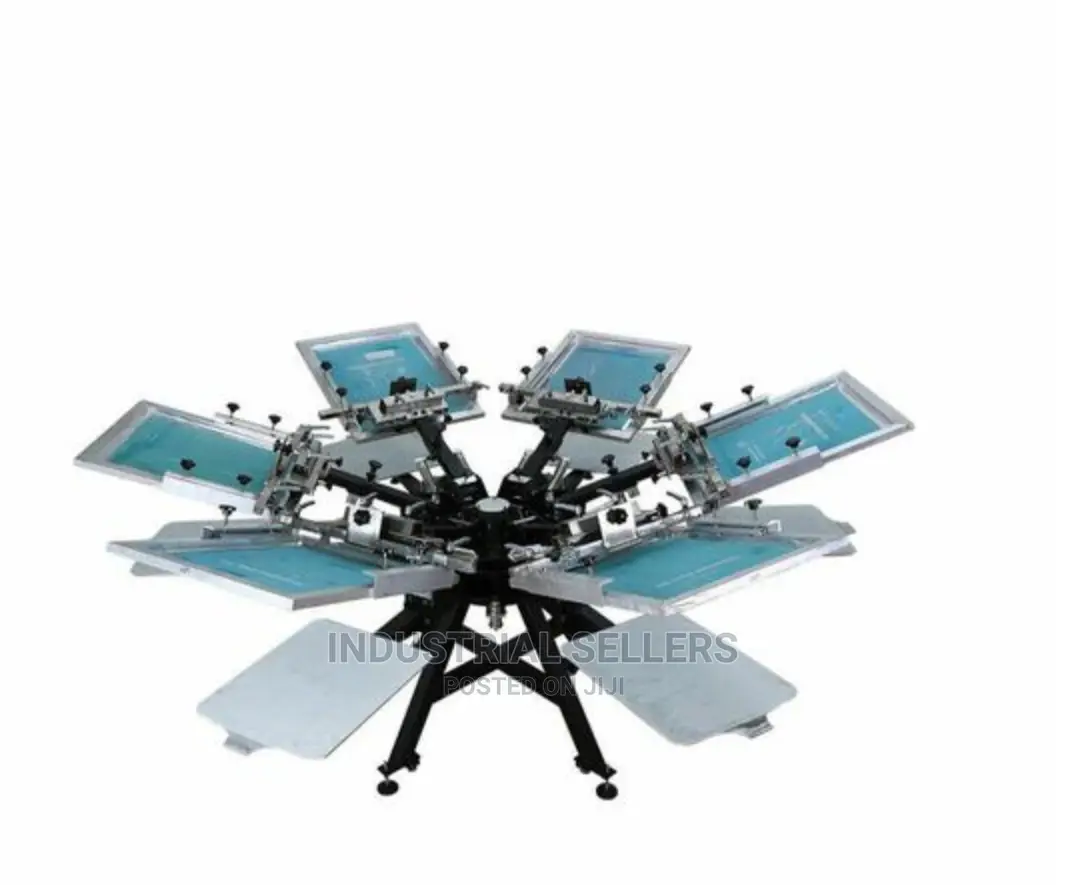 On Demand 6color 6 Station Screen Printing Machine