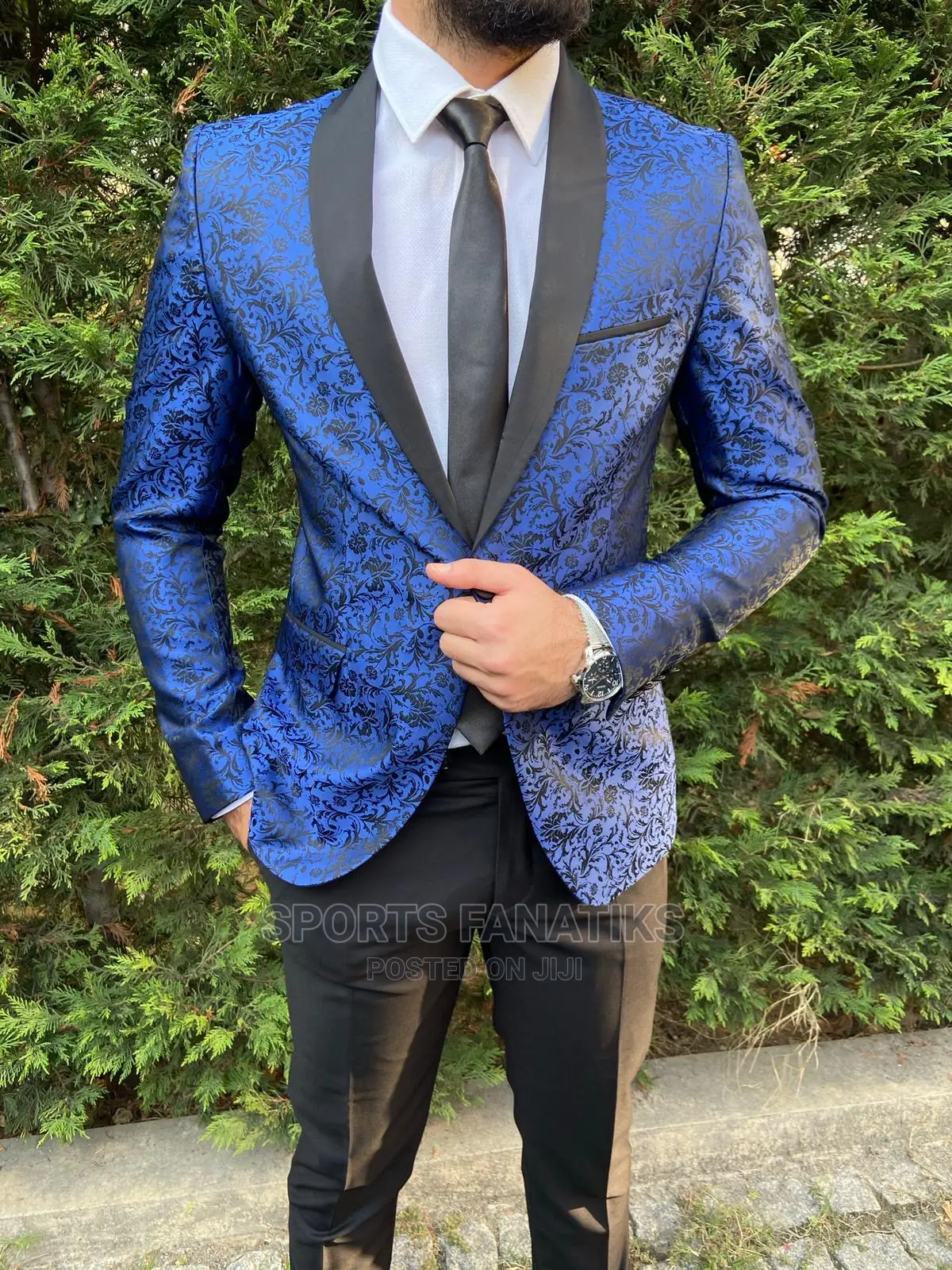 Floral Tuxedo Suit