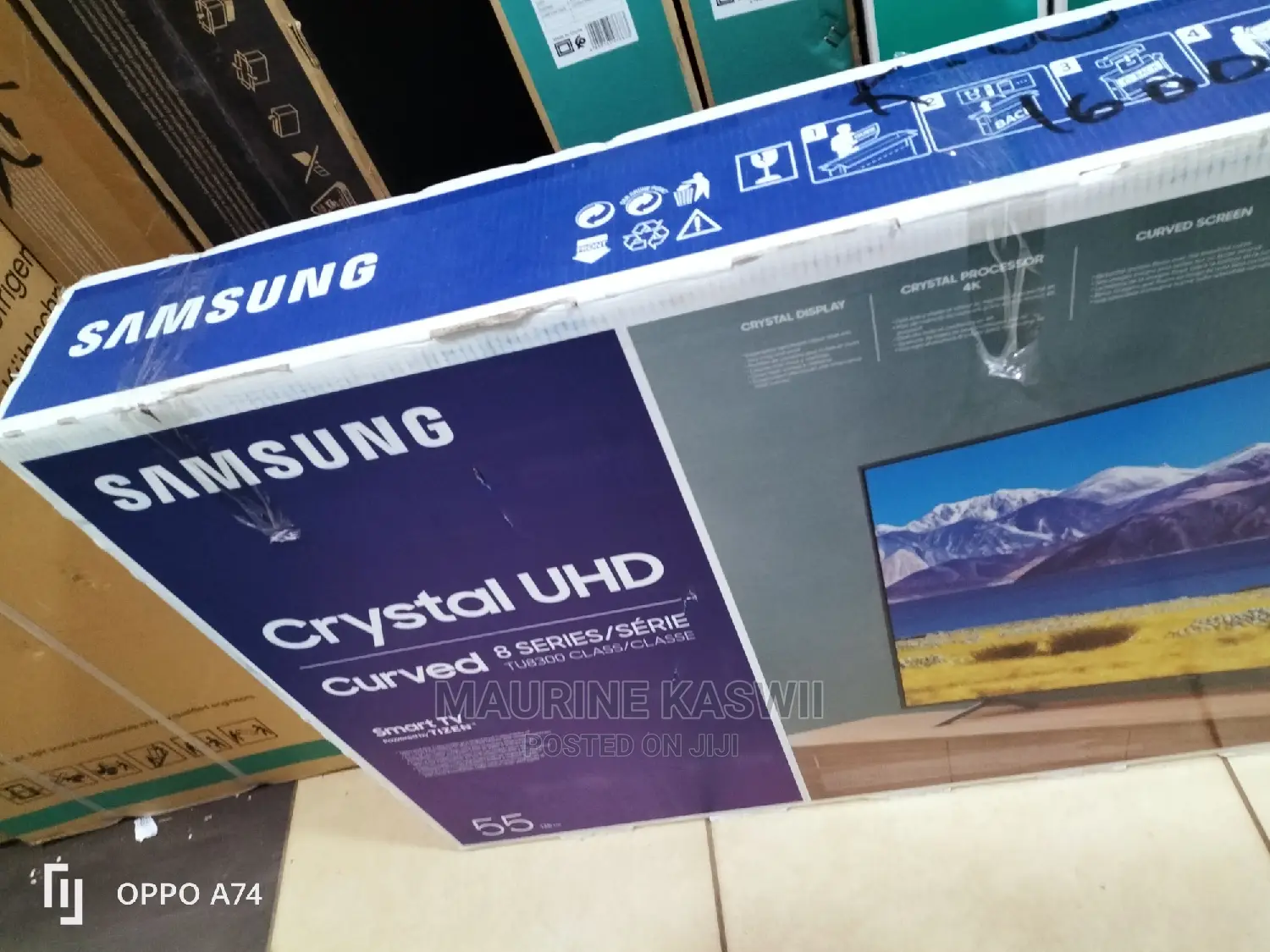 55 Curved Samsung Crystal Uhd