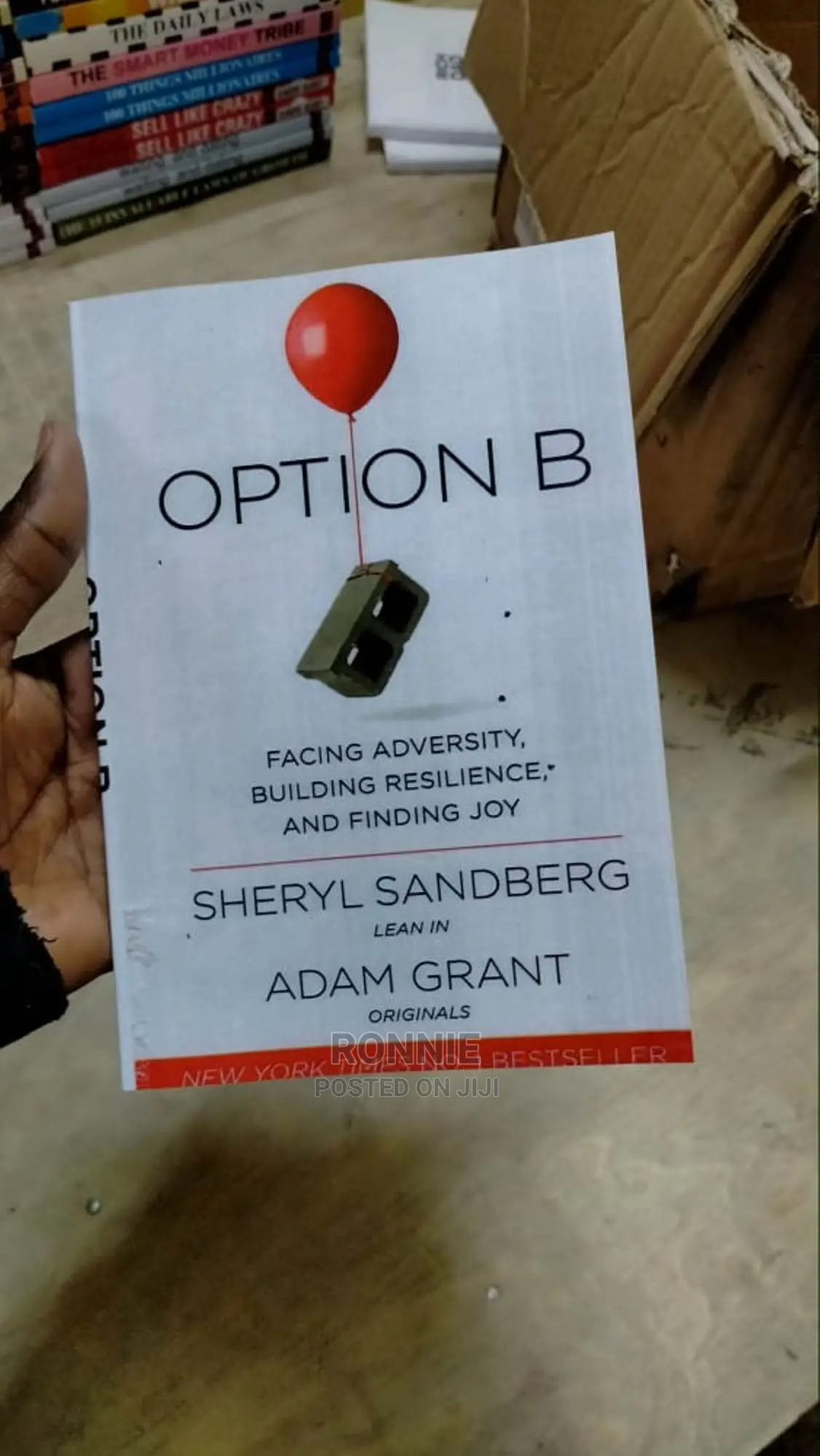 Option B Book by Sheryl Sandberg and Adam Grant