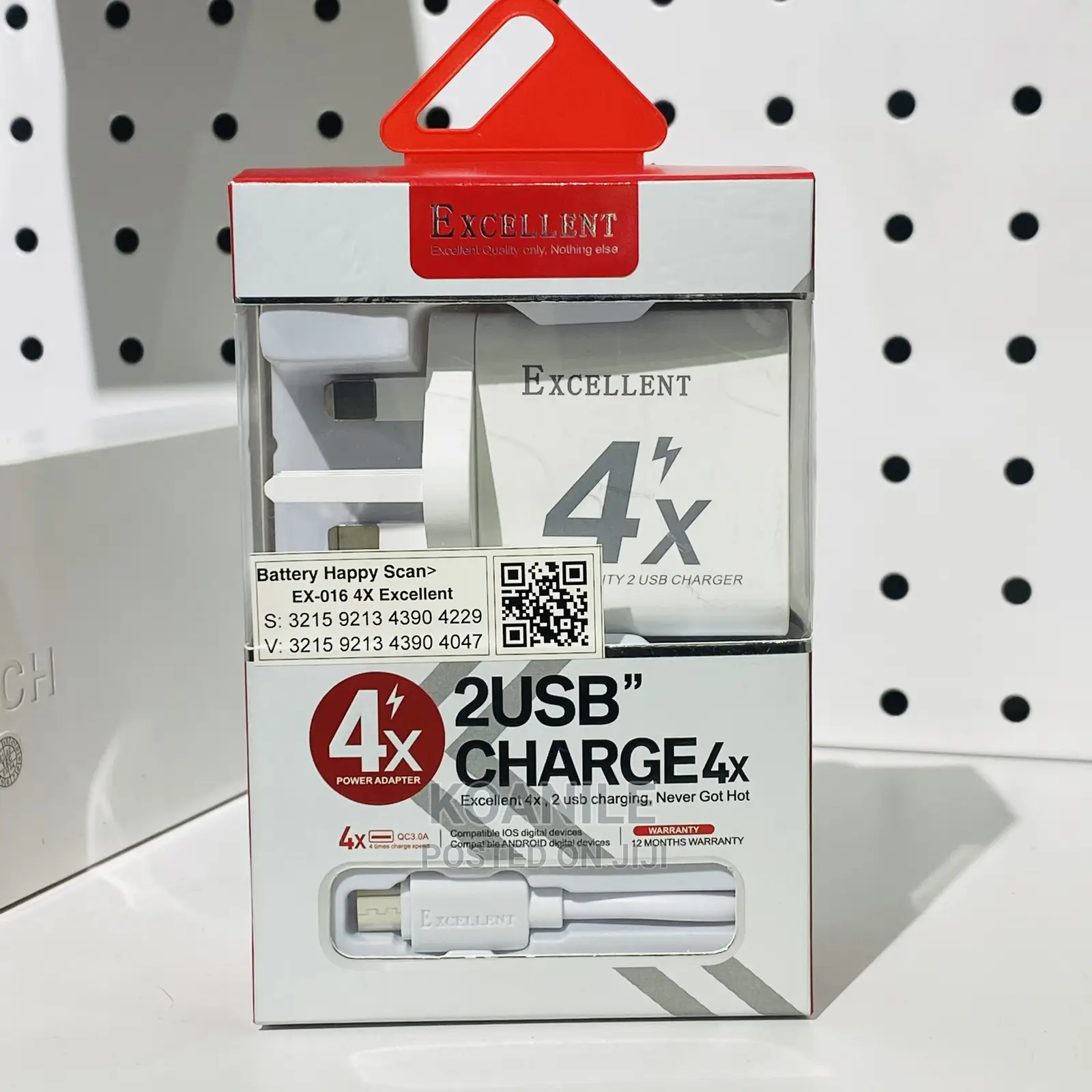 Excellent 4x 2usb Port Charger