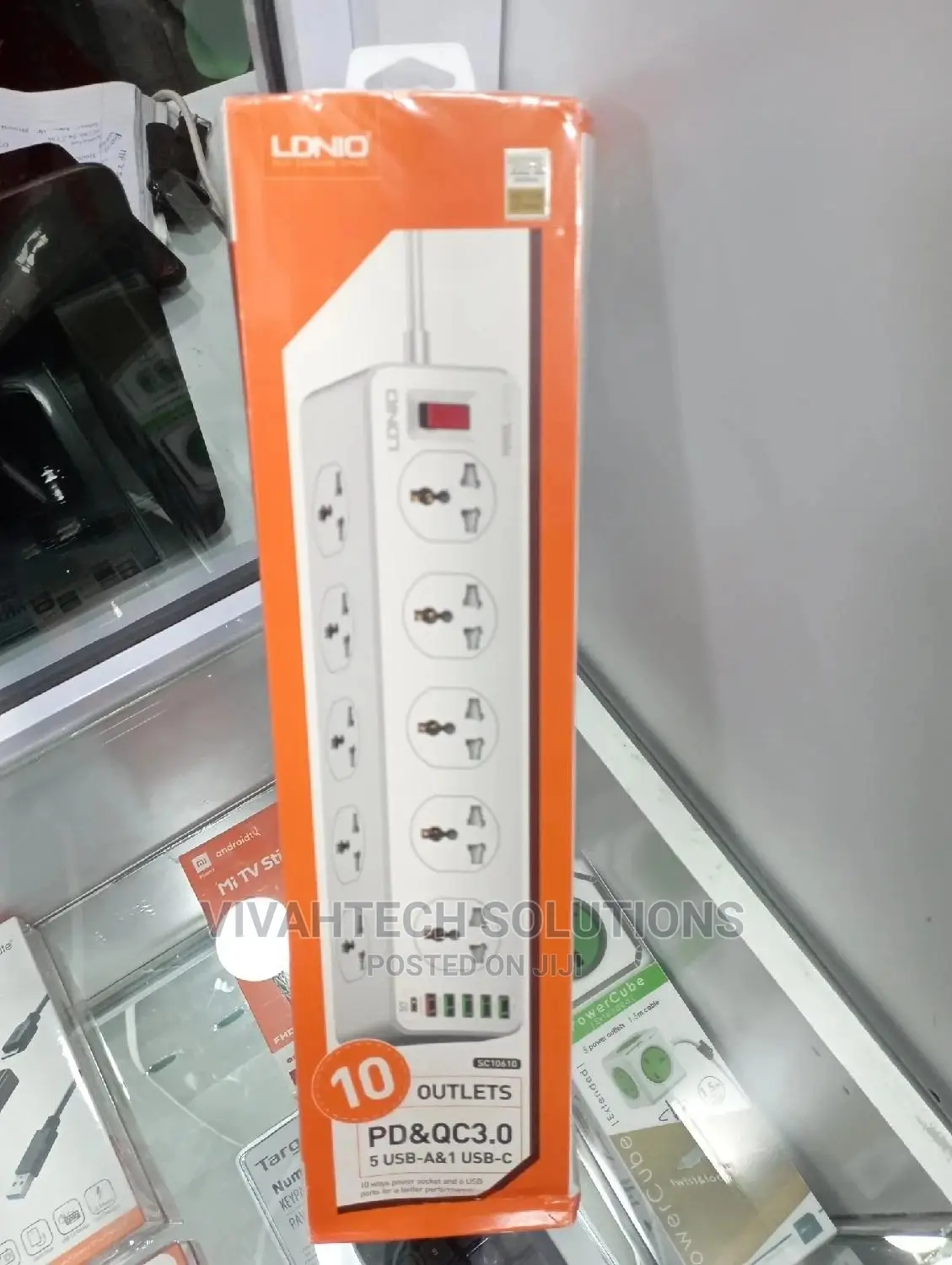 10 Ways Power Socket and 6 USB Port 10 Outlet Extension
