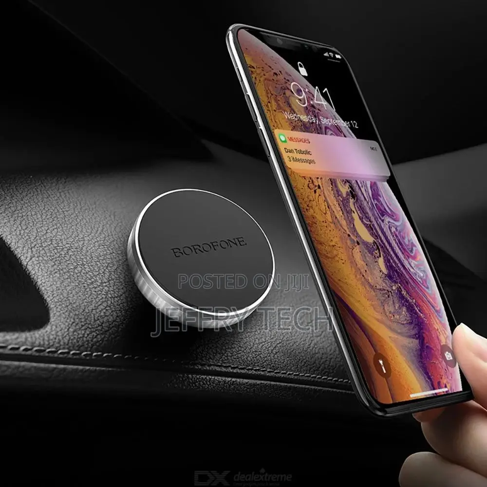 Magnetic Car Mount Dashboard Phone Holder With Strong Suctio