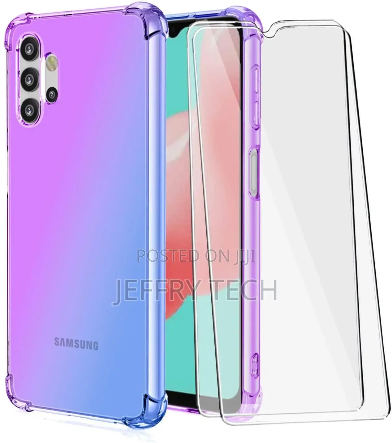 Samsung A03s S21 FE A13 A33 A53 Case, Gel Slim Phone Cover