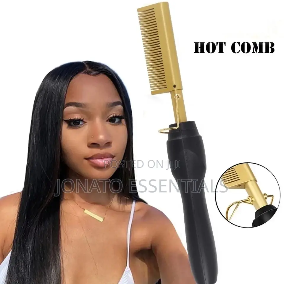 Electric Hot Hair Comb, Hair Straightener, Hot Iron