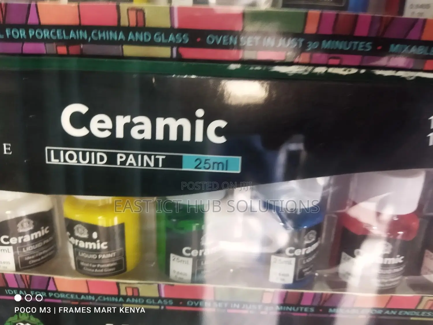 Ceramic Acrylic Paint Set, All Colors Artists Kids Adults