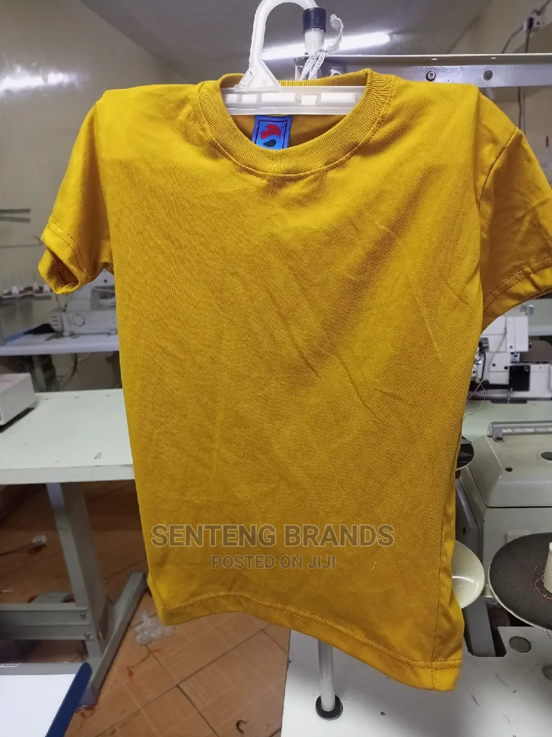 Plain Mustered Gold T-Shirts