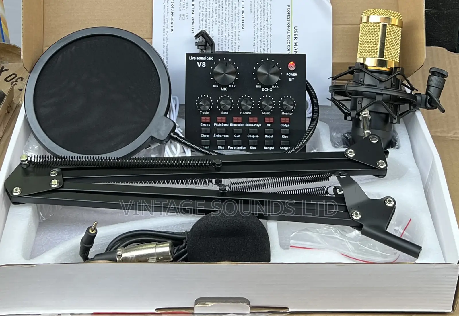 V8 Studio Podcast and Live-Streaming Set