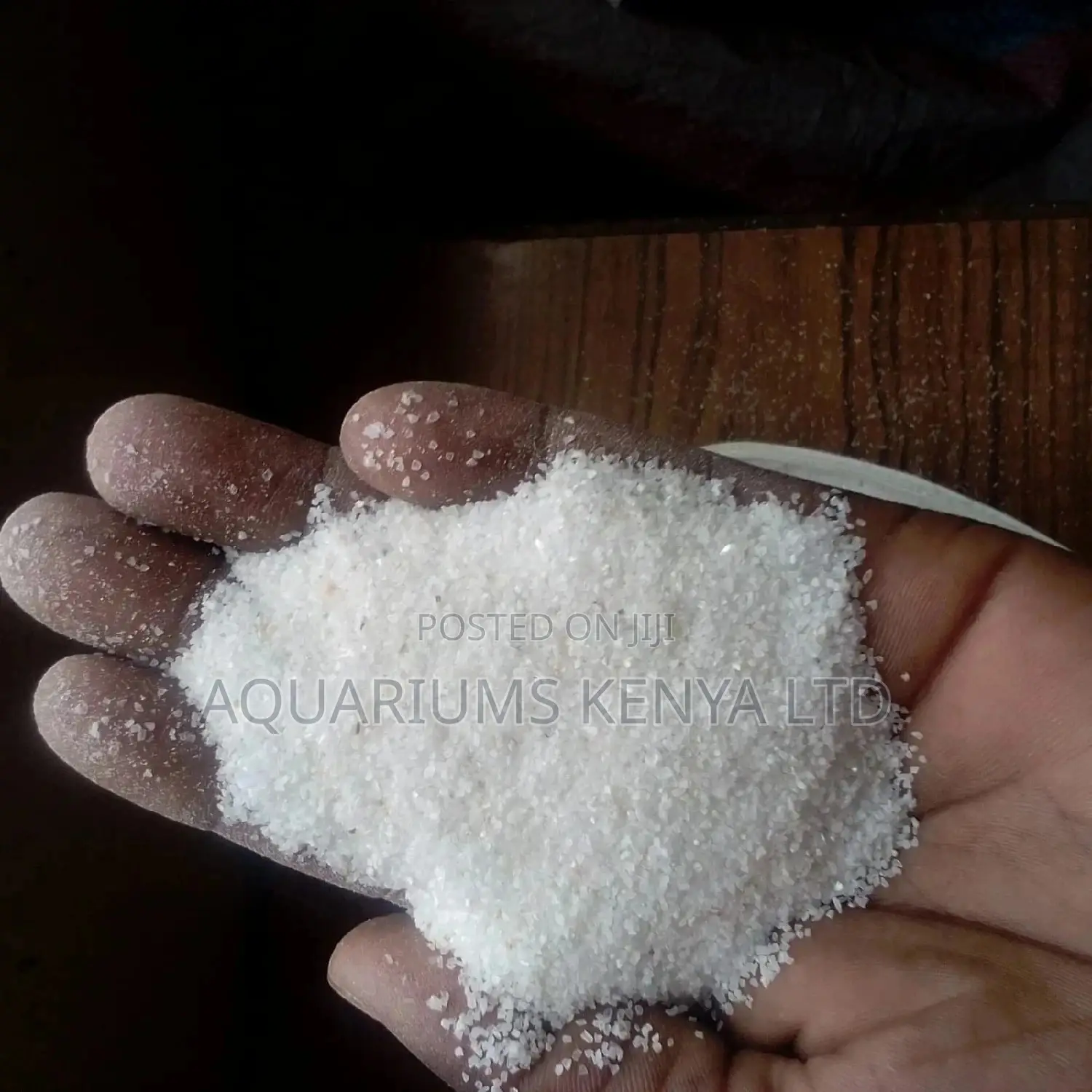 White Aquarium Mabble Sand