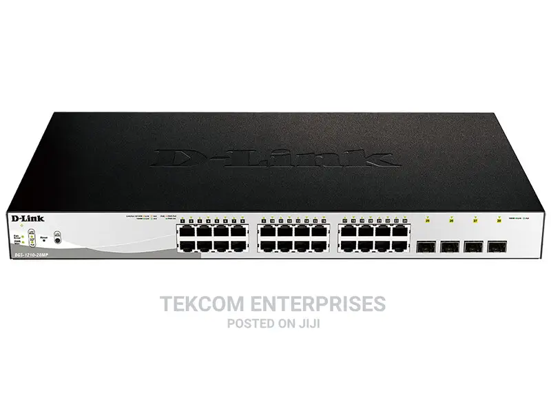D-Link DGS-F1026P 250 Meter Support 24-Port 1000mbps
