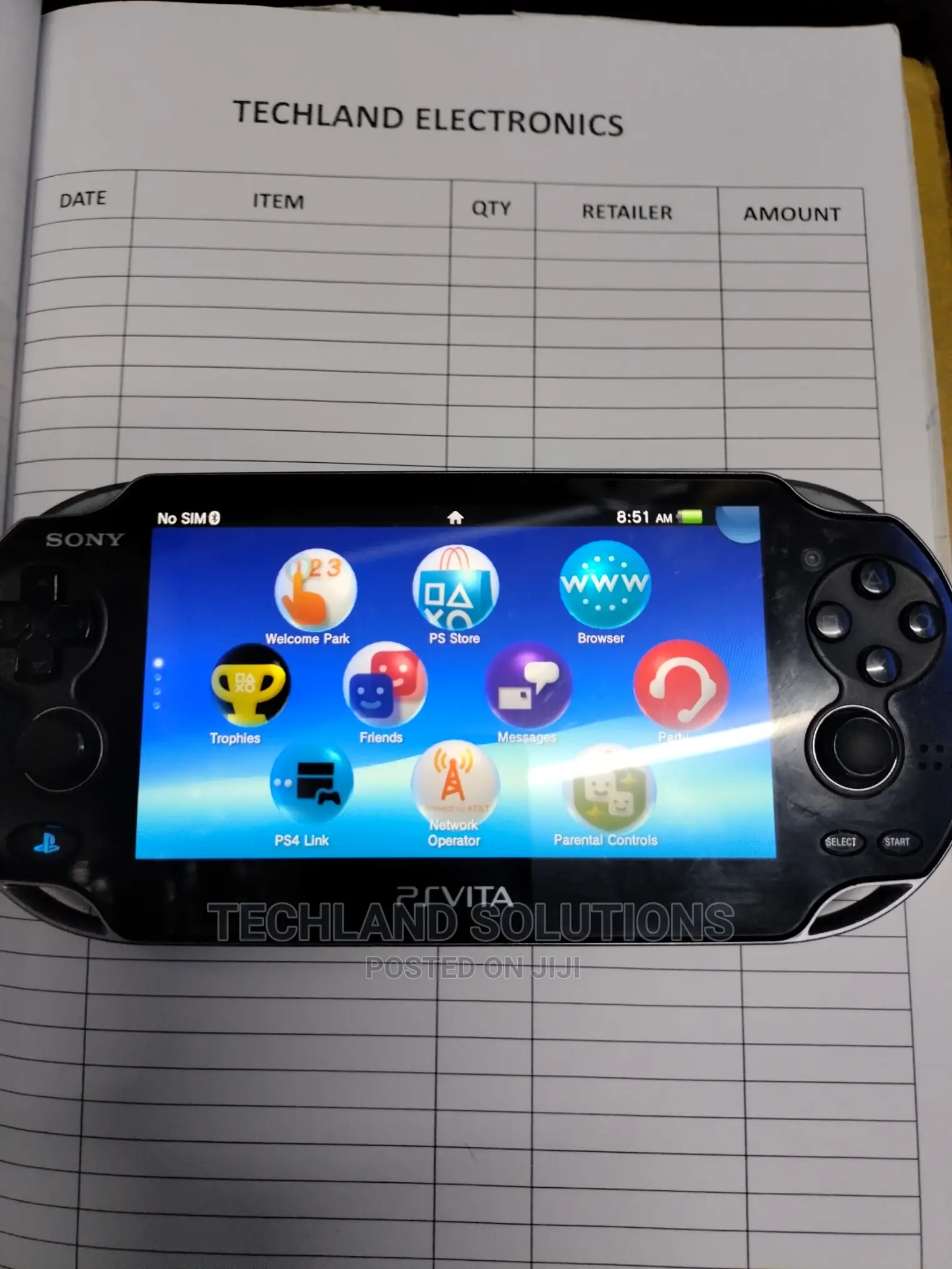 Black SONY Ps Vita /Playstation Vita With 10 Games