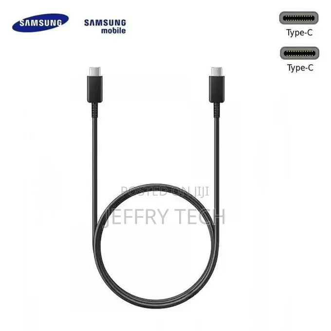 Samsung USB Type-C to C 5A 65W -100w Cable-Black