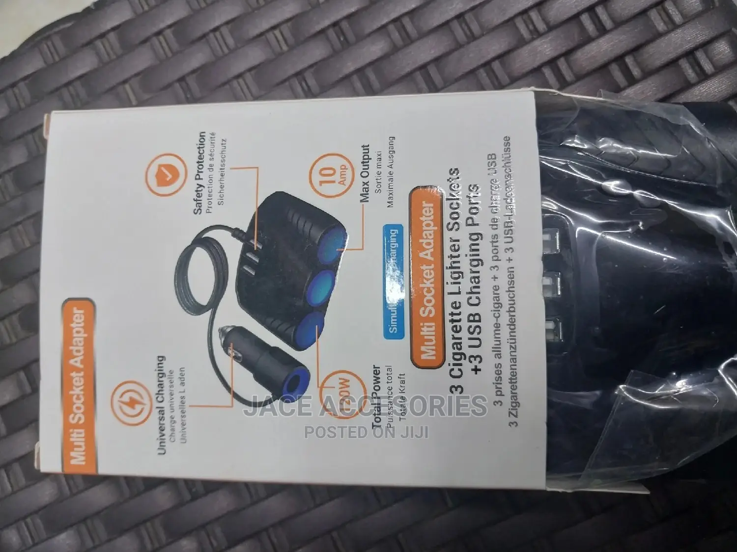 Car Cigarette Port Adapter
