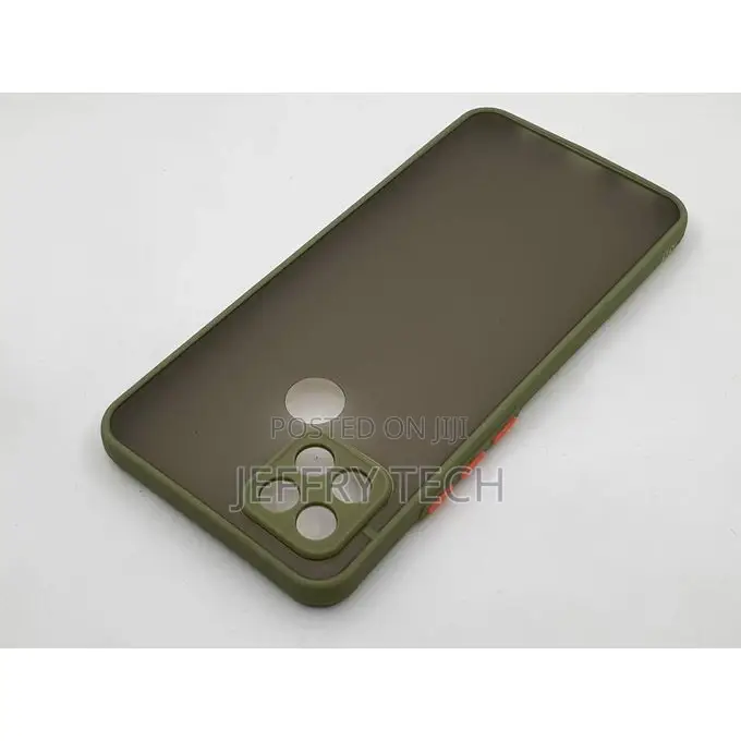 Back Cover for Oppo A15 Translucent Matte Slim Drop Protecti