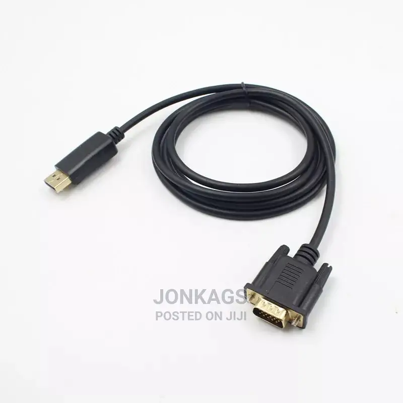 Display Male Port to VGA Male Cable
