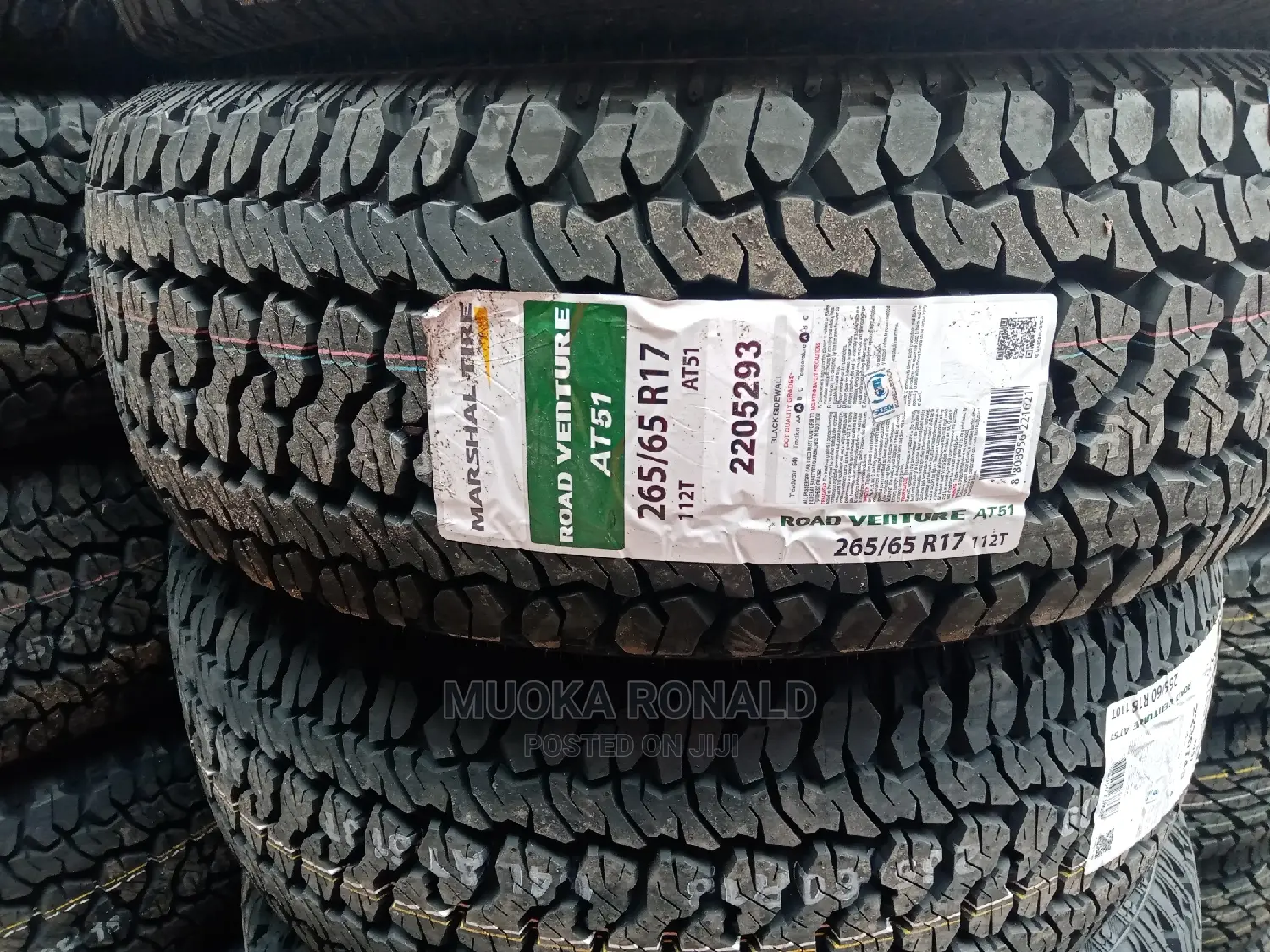 265/65r17 Marshal Tyre Made in Vietnam (A/T)