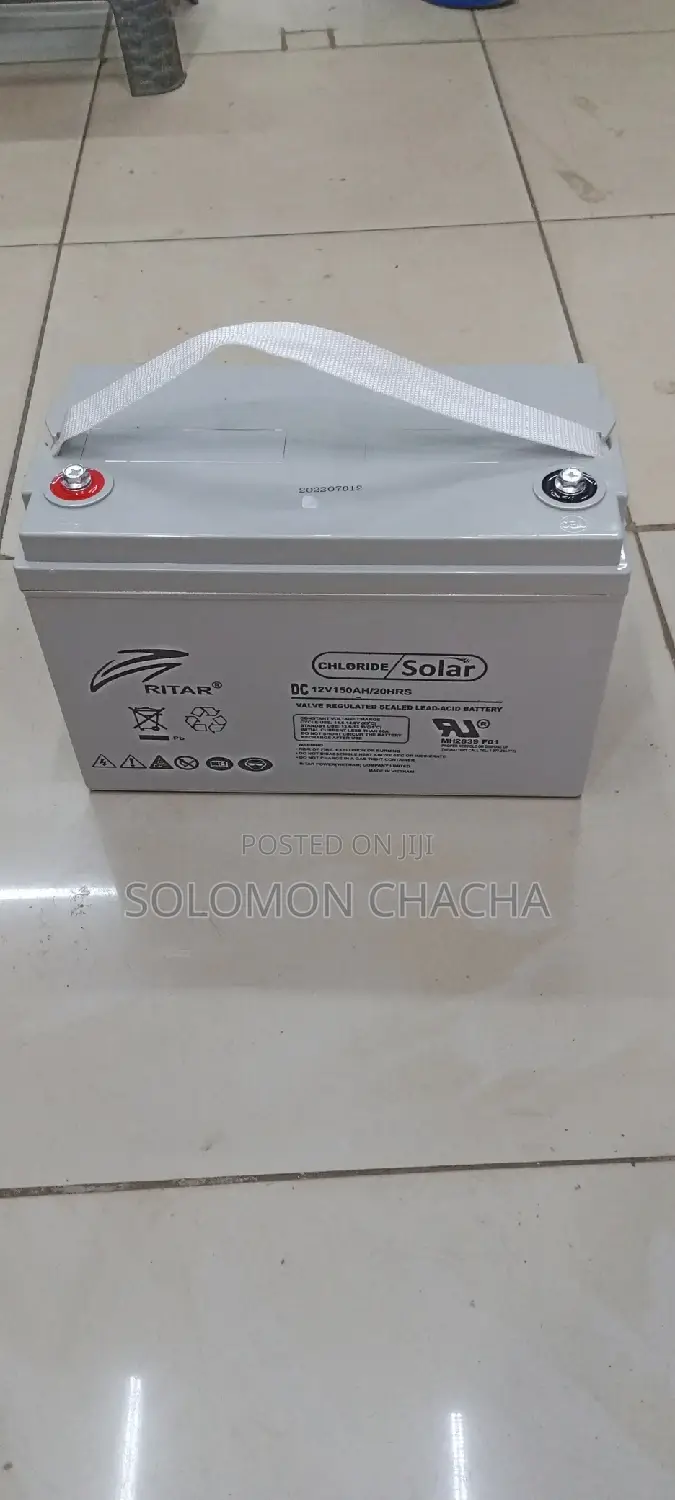 Ritar 150ah/12v Chloride Solar Battery