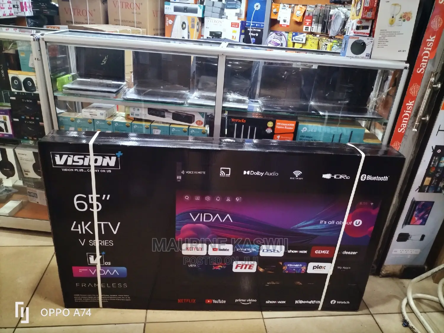 Vision Plus 65” Frameless 4K Vida