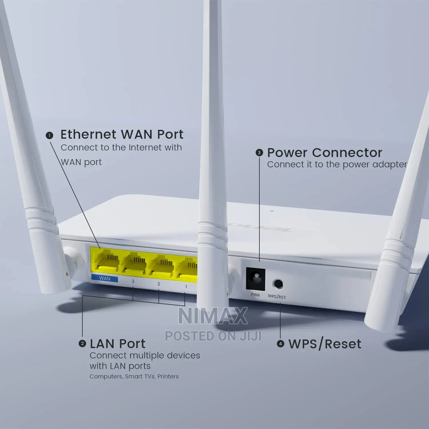 New Tenda F3 300mbps Wireless Wi-Fi Router