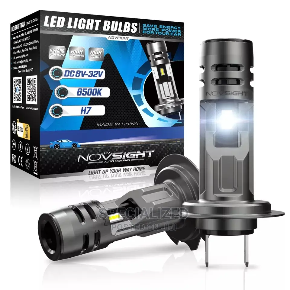 H7 Novsight Led Series Headlight Bulbs Bright White Light