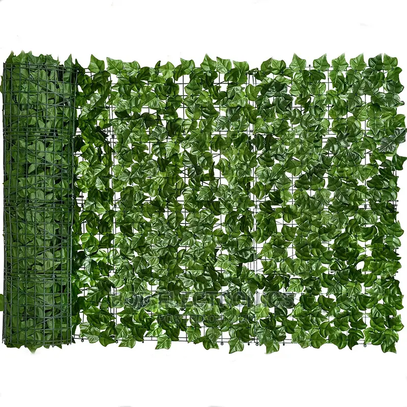 Leafy Faux Privacy Fence