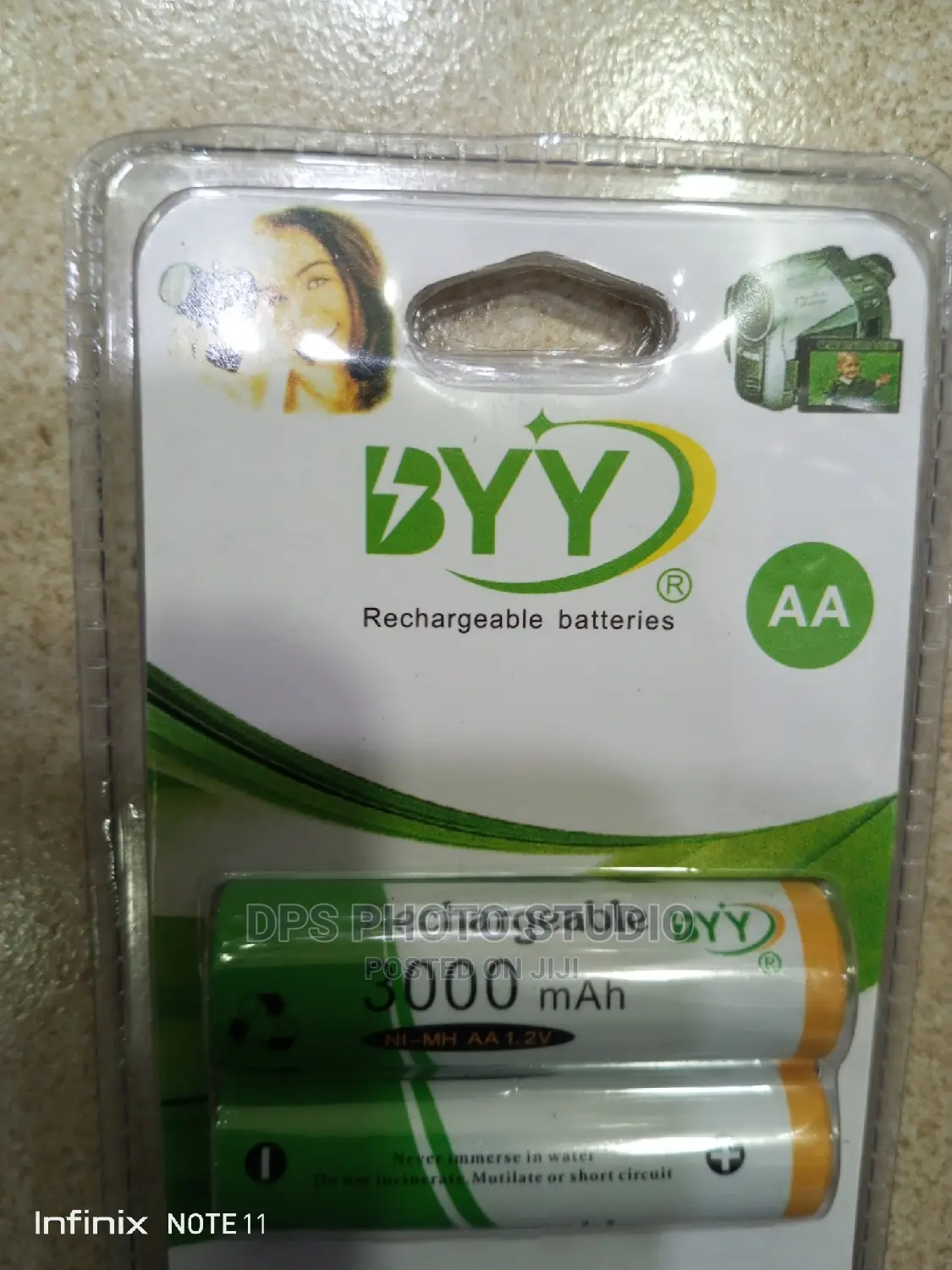 BYY Battery AA Rechargeable