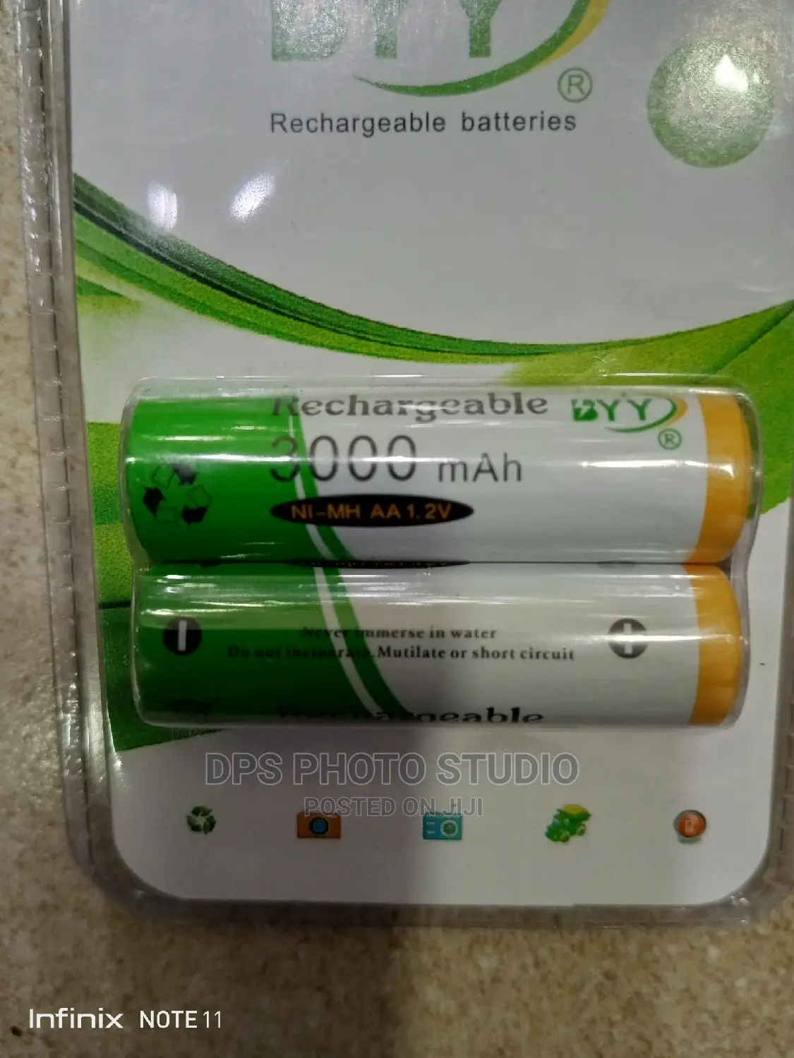 BYY Battery AA Rechargeable