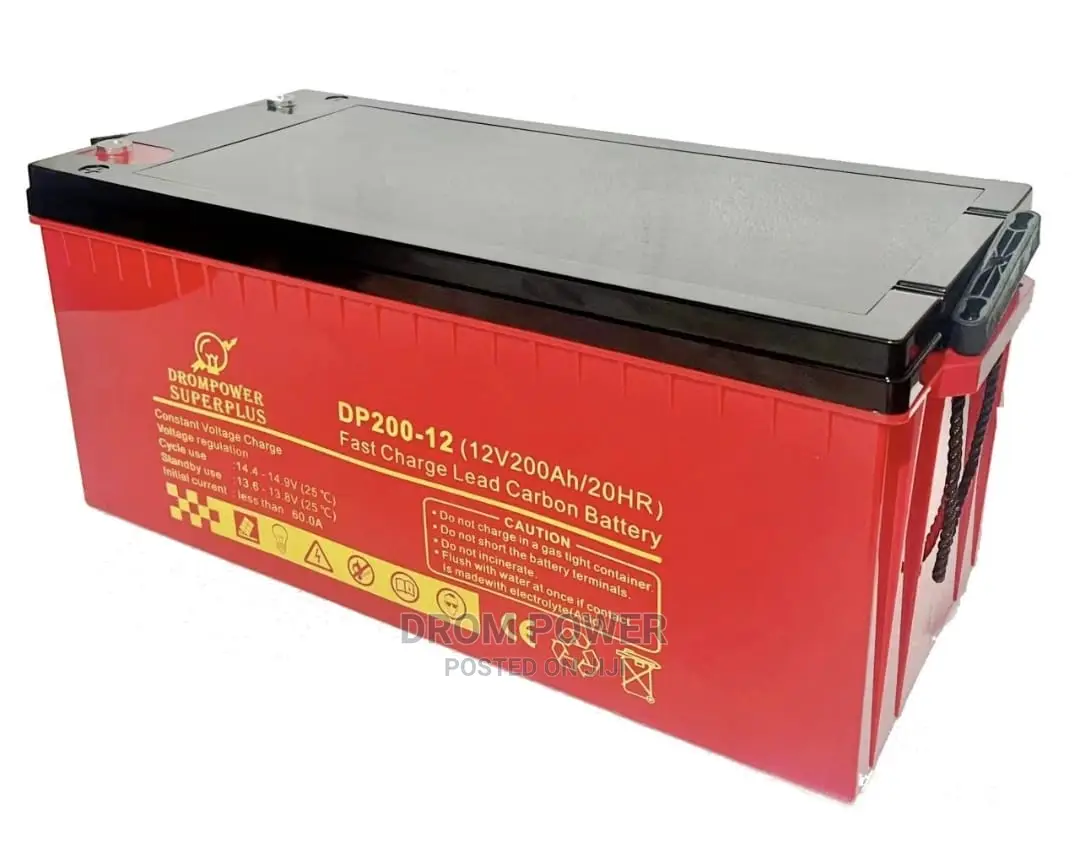12v 200ah Drom Lead Carbon Battery