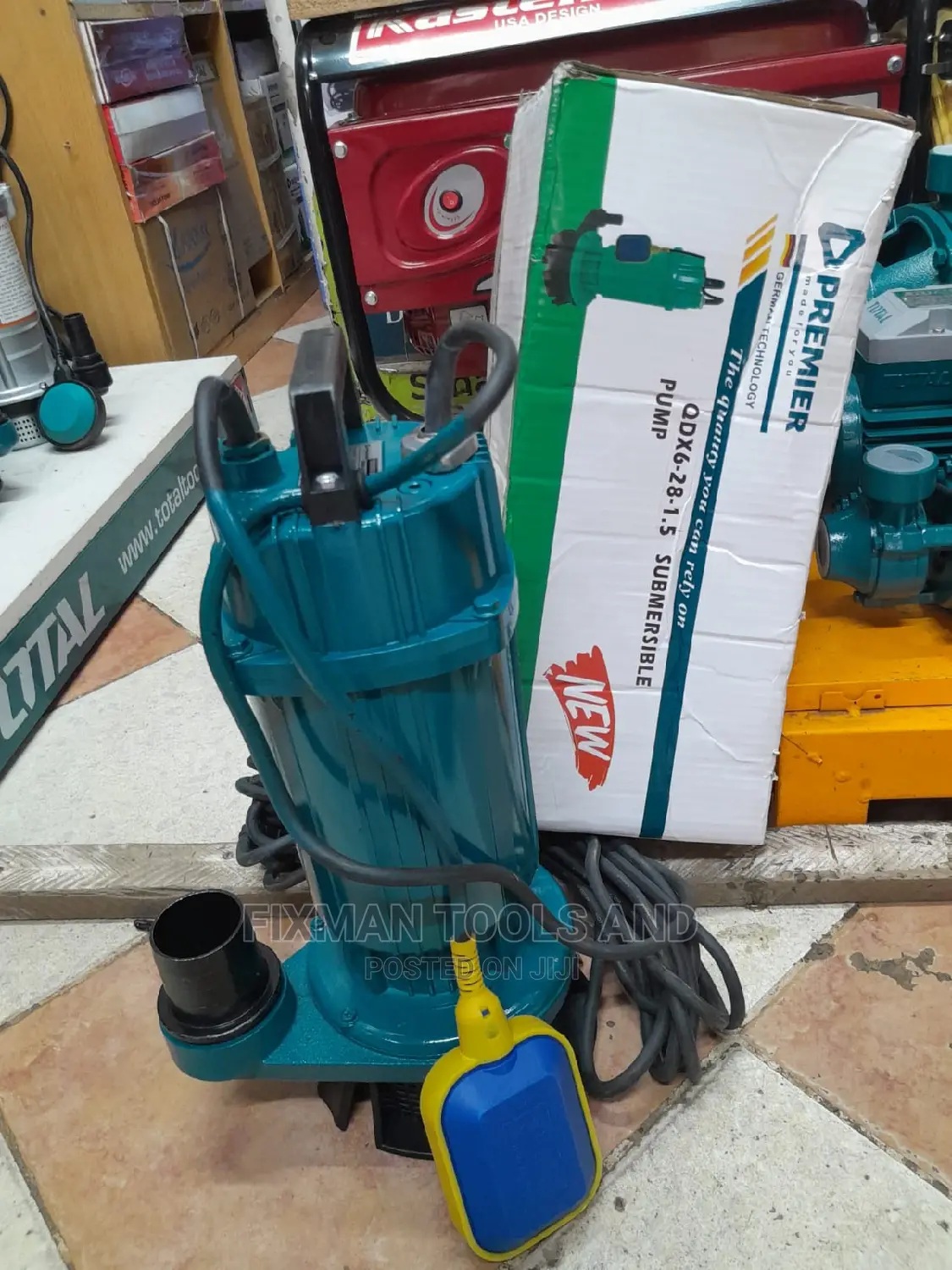 Waste Water Submersible Pump, 2 HP ,28M, 6000 Litres