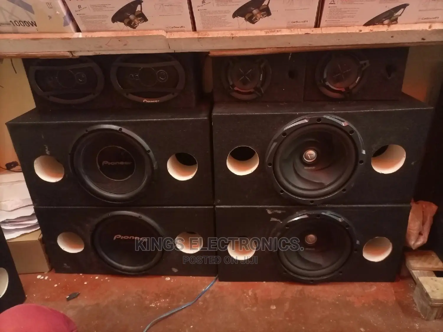 Pioneer Deep Bass Speakers.