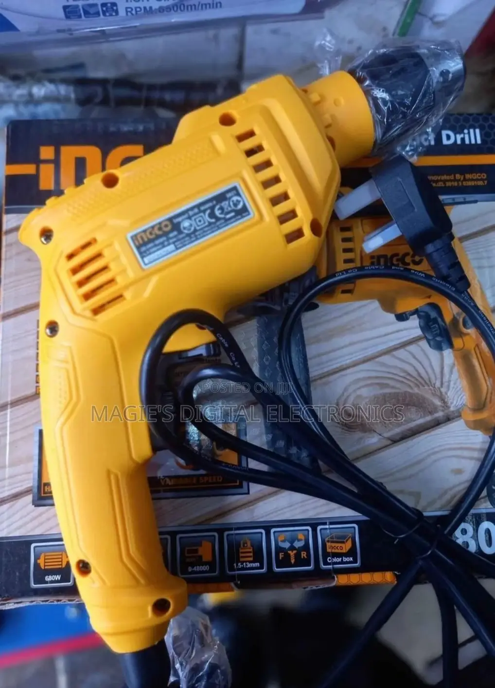 Ingco Electric 680watt Drill