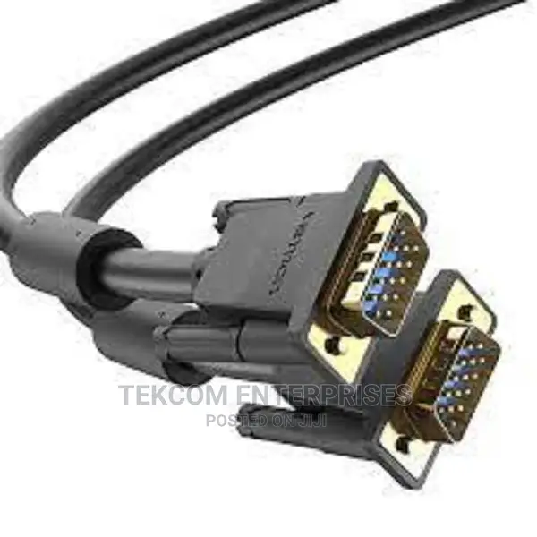Vention Vga (3+6) Male to Male Cable With Ferrite Cores 15me