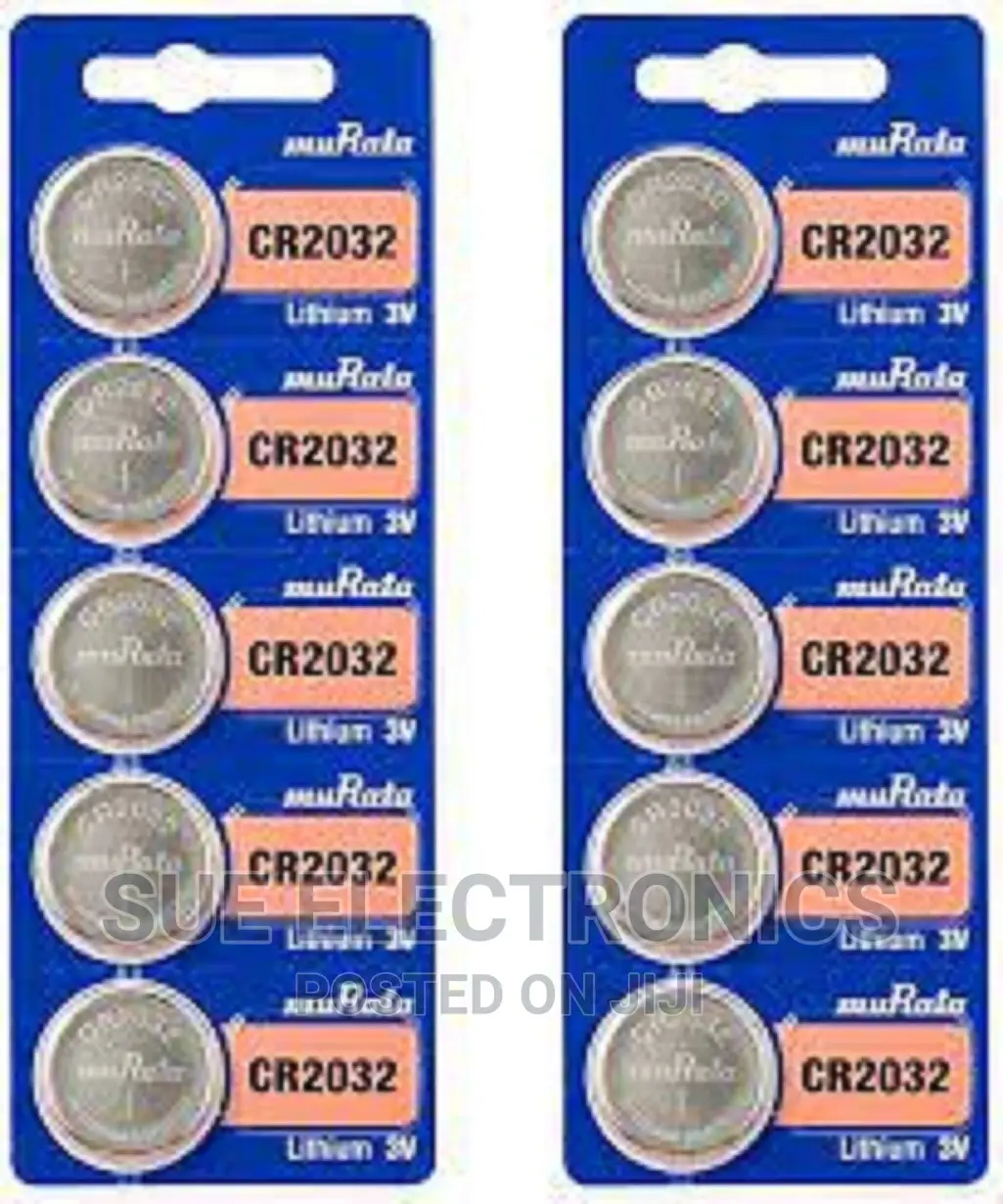 Murata Cr2032 Battery 3v Lithium Coin Cell