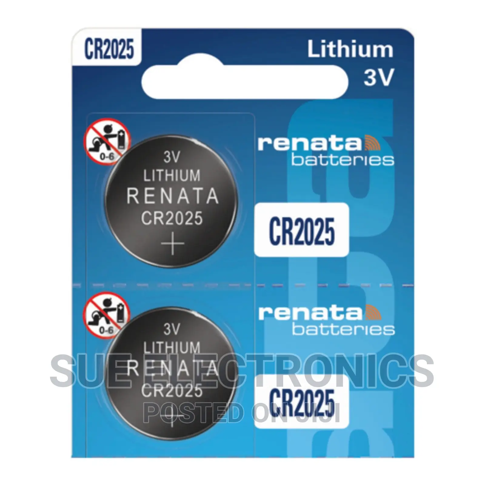 Renata CR2025 Lithium Batteries