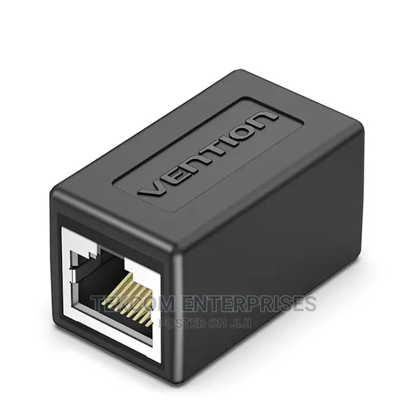Vention Cat.6 Ftp Keystone Jack Coupler Black