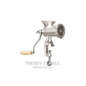 Manual Meat Mincer - Silver