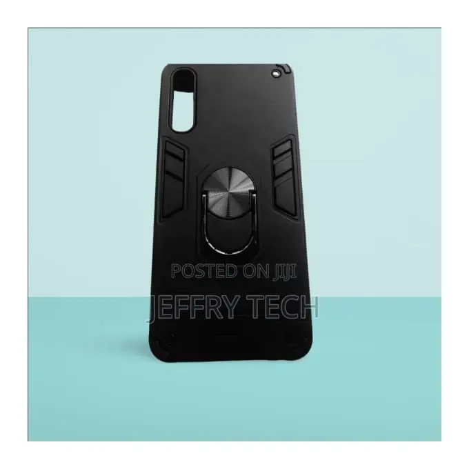 Ring Cover Phone Case for Huawei Y9s Black