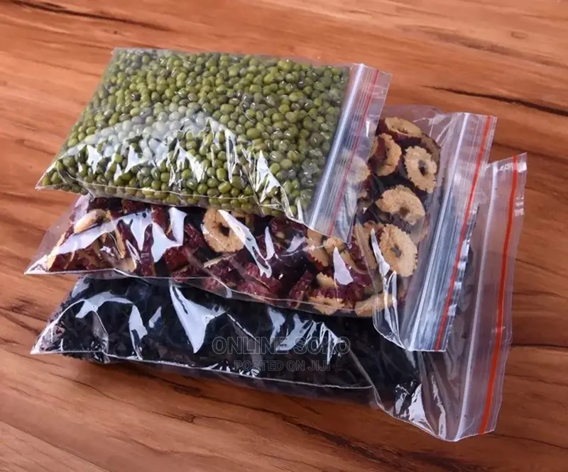 Food Graded Reusable Packing Ziplock Bags - 25/50/100 Pcs