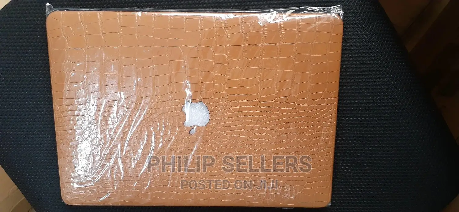 Crocodile Style Light Brown Macbook Case Macbook 2020 Pro