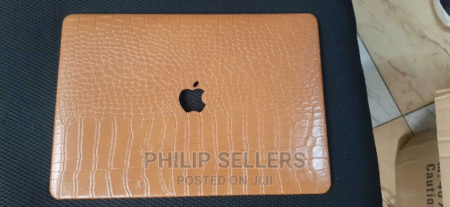 Crocodile Style Light Brown Macbook Case Macbook 2020 Pro