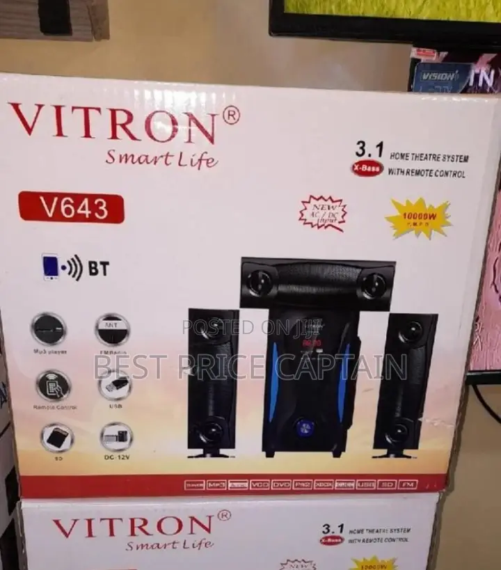 Vitron 3.1 Subwoofer V643 Multimedia Speaker System.