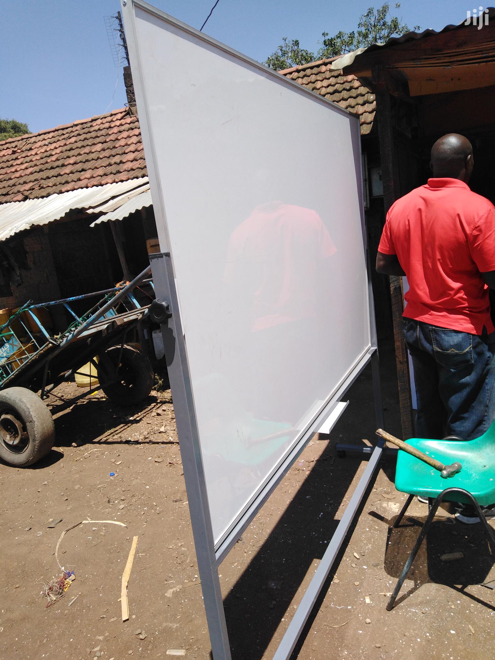 Whiteboard Portable With Wheels-One-Sided, Double Sided