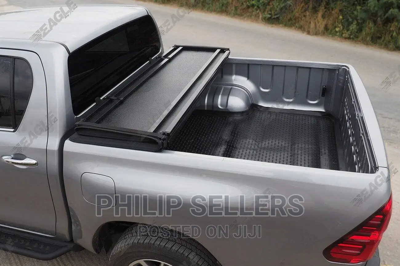 Toyota Hilux Revo Hawk Hard Tri Fold Tonneau Cover – Bed Cov