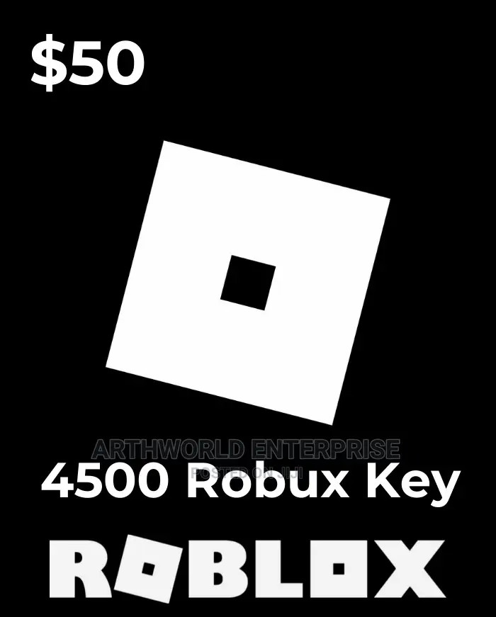 Roblox Gift Card 50 Usd - 5250 Robux Key