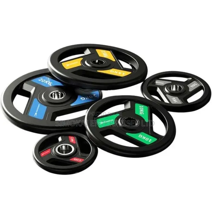 Black Rubber Weight Plate NAI*