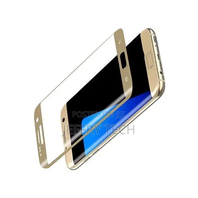 Samsung Galaxy S7 Edge Glass Protector - GOLD